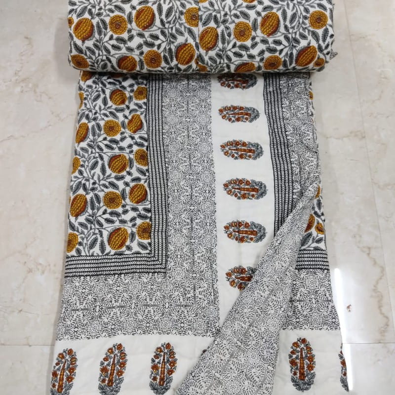 Jaipuri Rajai - Cozy Cotton Quilt