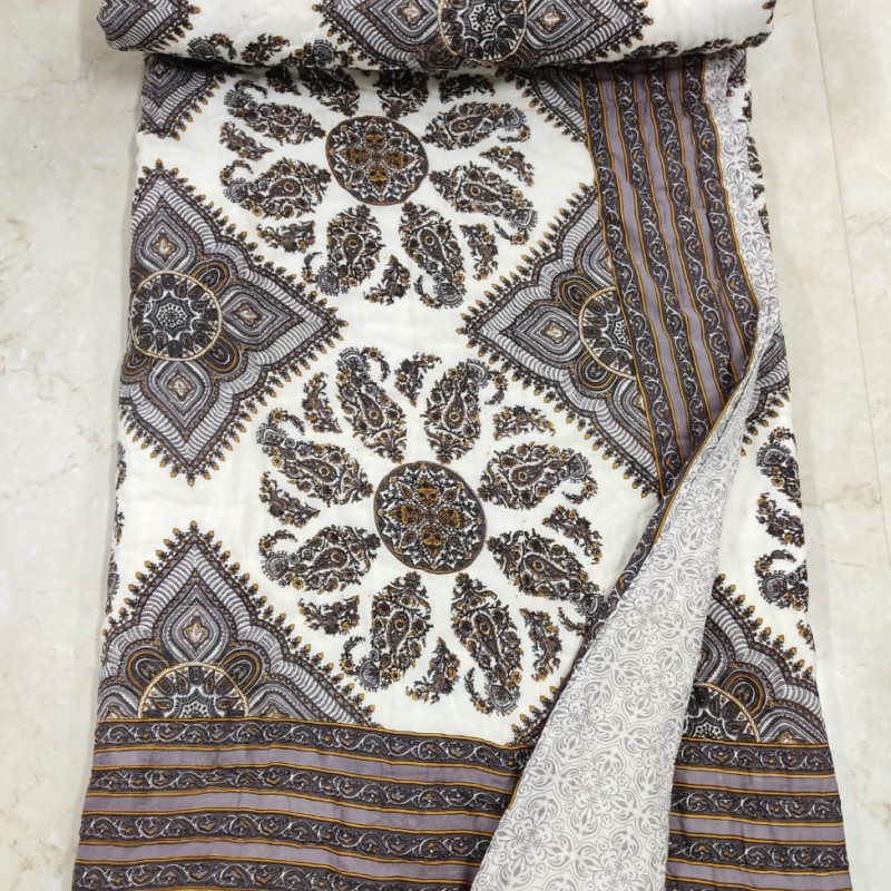 Jaipuri Rajai - Pure Cotton Quilt