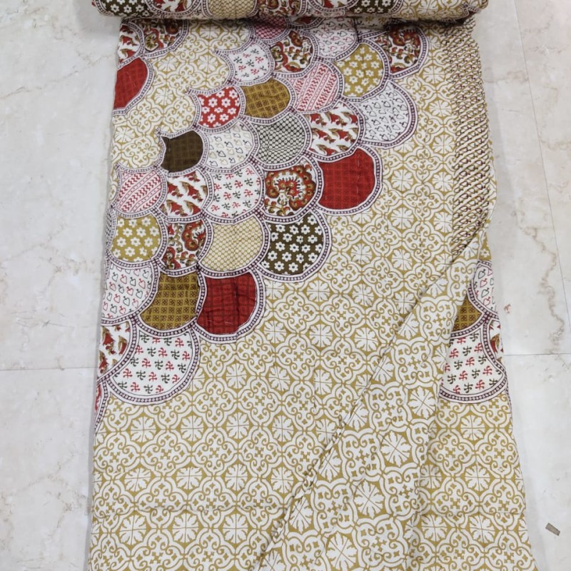 Jaipuri Rajai - Soft Cotton Quilt
