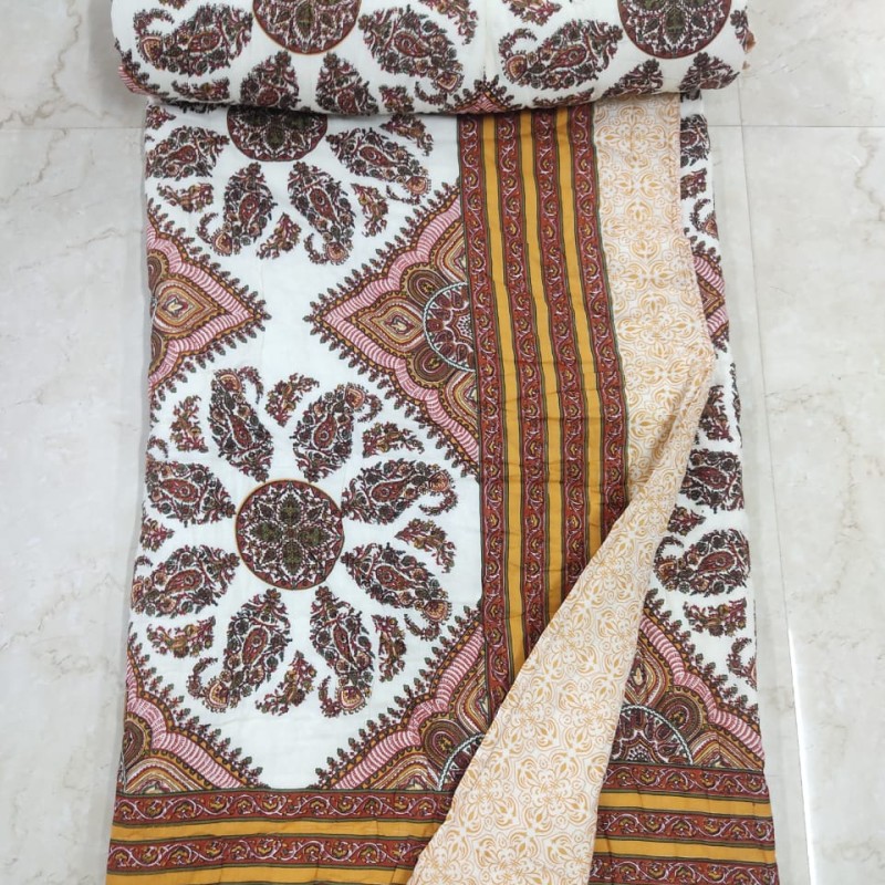 Jaipuri Rajai - Pure Cotton Quilt